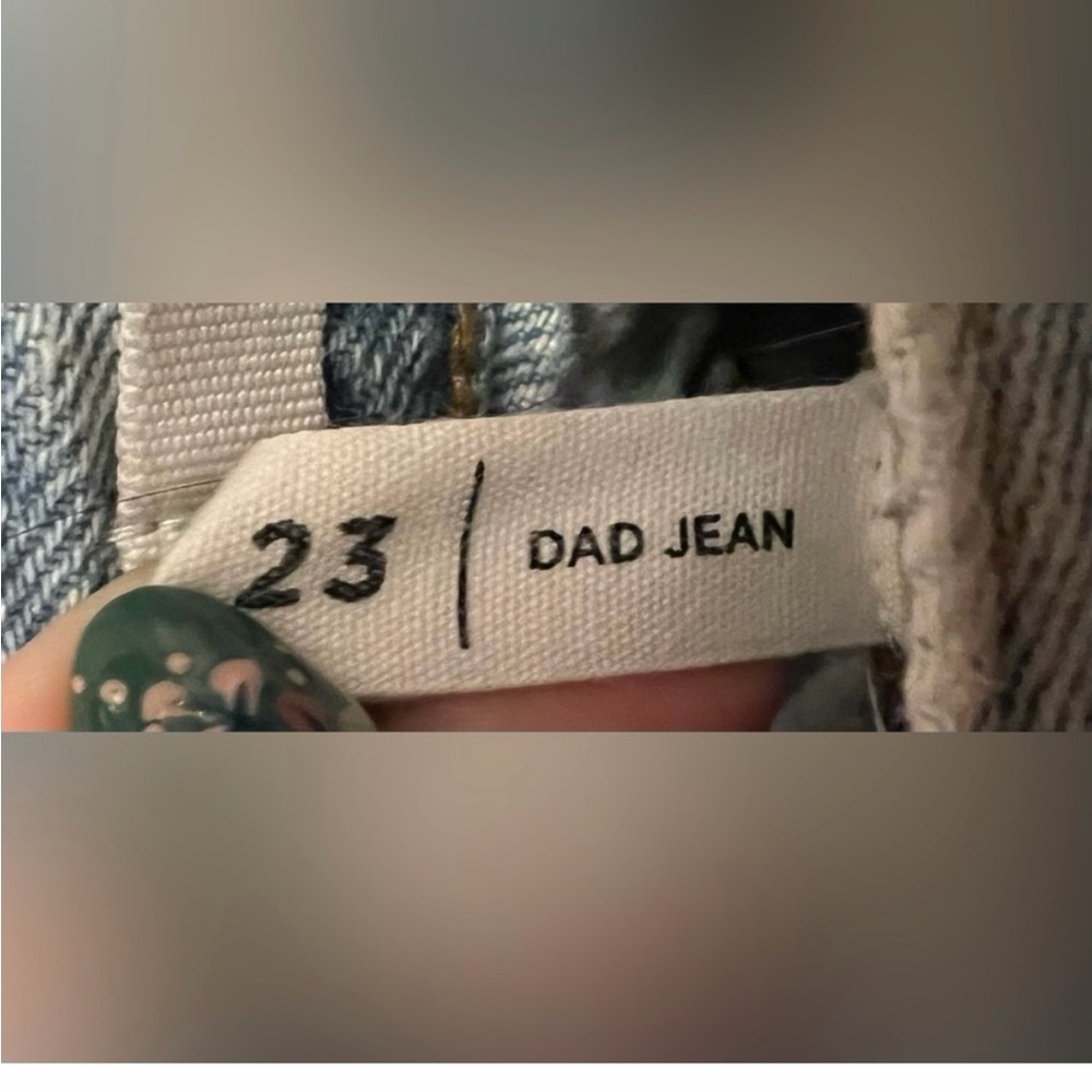 PacSun Light Blue Distressed Dad Jeans 23 - Picture 5 of 5